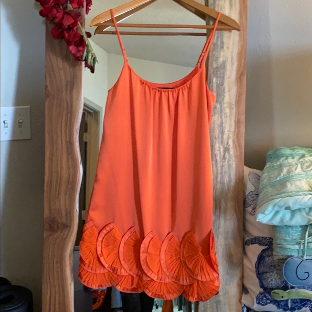 NWOT BCBG Maxazria Orange Dress Size XS